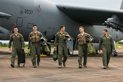 USAF B-52H Stratofortress air- and groundcrew