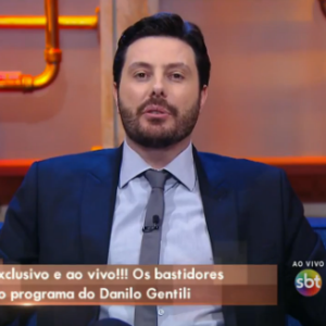 Danilo Gentili diz que teve dúvida e medo antes de aceitar proposta do SBT