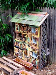the finished Insect Hotel