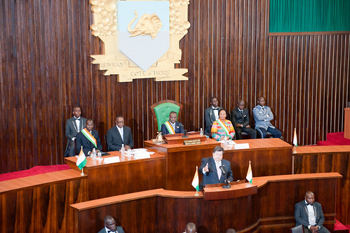 Allocution à l'Assemblée nationale de la Côte d'Ivoire / Speech at the National Assembly of Côte d'Ivoire
