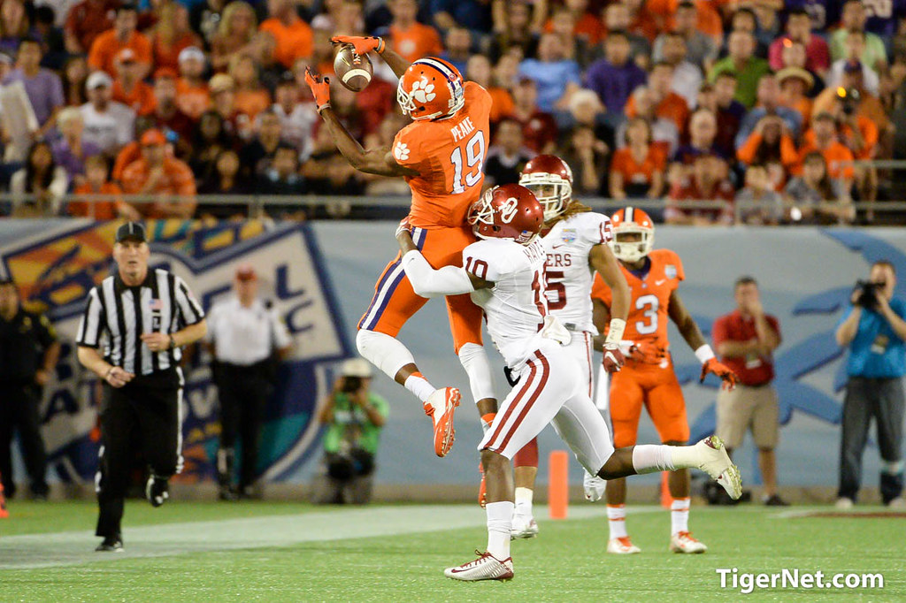 Clemson Football Photo of Charone Peake and Russell Athletic Bowl