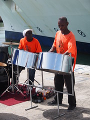 Steel pan players, Antigua.