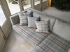 Bespoke made sofa all designed by our in house design team. X • <a style="font-size:0.8em;" href="http://www.flickr.com/photos/68048785@N02/15690083343/" target="_blank">View on Flickr</a>