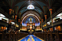 Notre Dame Basilica Interior - Montreal