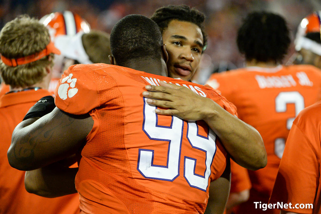 Clemson Football Photo of Russell Athletic Bowl and DeShawn Williams and Zac Brooks