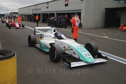 Billy Monger in British Formula Four at the Knockhill BTCC Weekend, August 2016