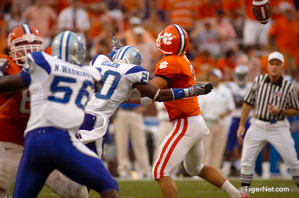 Clemson Football Photo of middletennesseestate and Willy Korn