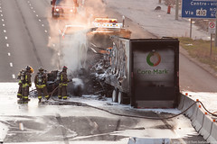 Highway 410 Truck Fire • <a style="font-size:0.8em;" href="http://www.flickr.com/photos/65051383@N05/15513349560/" target="_blank">View on Flickr</a>