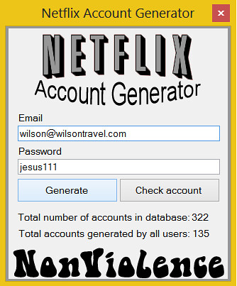 Netflix Account Generator + Built In Account Checker