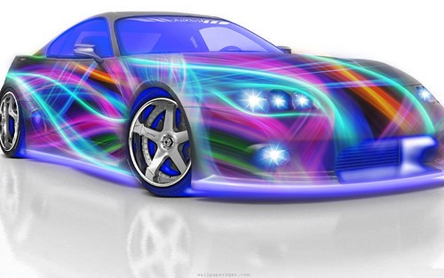 Artistic Design 3d Car Colorful Hd Wallpaper Stylish Hd Wallpapers A Photo On Flickriver