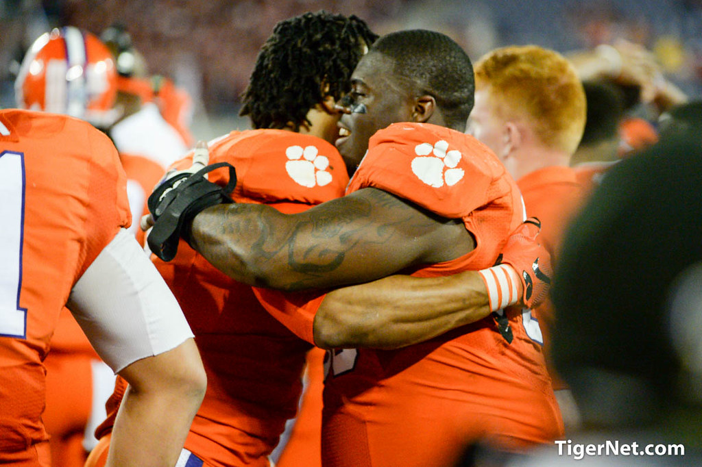Clemson Football Photo of DeShawn Williams and Vic Beasley and Russell Athletic Bowl