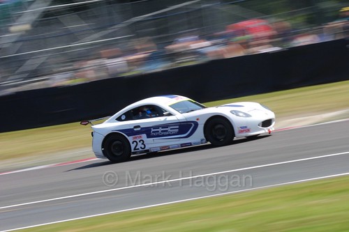 Tom Gamble in Ginetta Juniors during the BTCC weekend at Oulton Park, June 2016