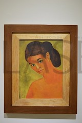 2446. "Retrato de mujer" II. (1964). Oleo sobre masonite.