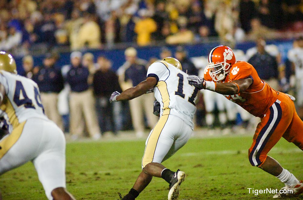 Clemson Football Photo of accchampionship and Georgia Tech and Kevin Alexander