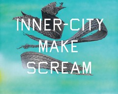 Ed Ruscha Inner-City Make Scream 2014.  Acrilico su tela 40 x 50 inches; 100 x 127 cm ©Ed Ruscha Foto di Paul Ruscha Courtesy of the artist and Gagosian Gallery