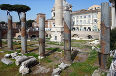 View of Basilica Ulpia and Trajan's Column