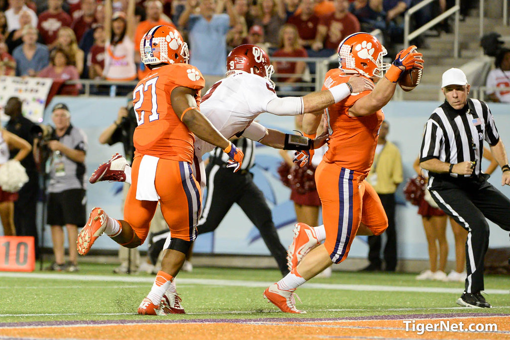 Clemson Football Photo of Ben Boulware and Russell Athletic Bowl