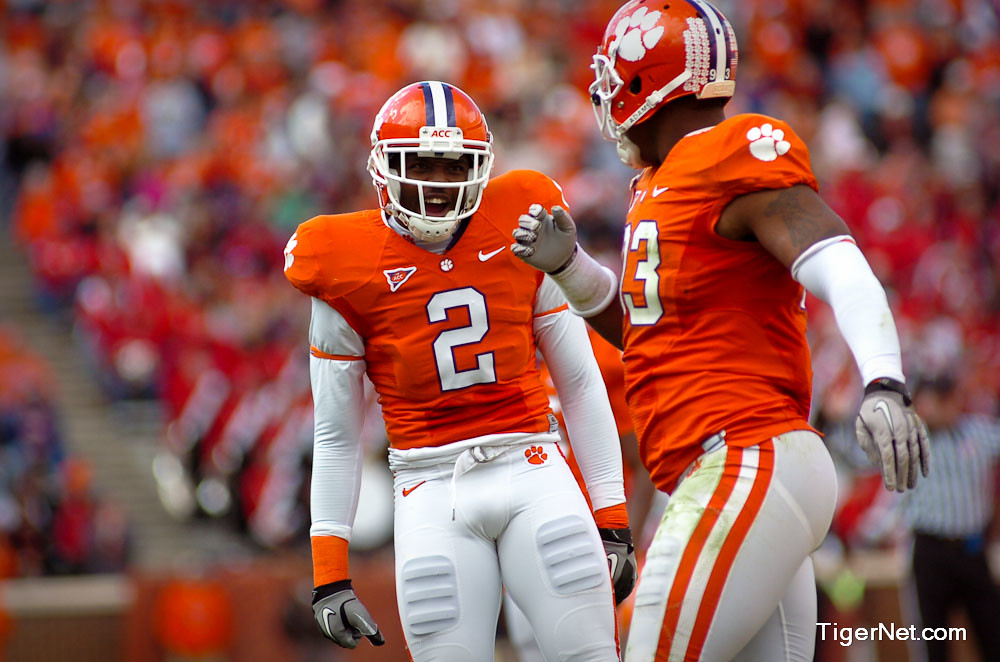 Clemson Football Photo of daquanbowers and DeAndre McDaniel and NC State