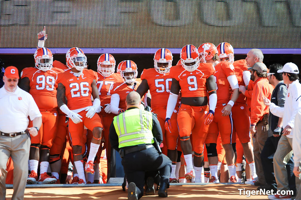Clemson Football Photo of South Carolina and Garry Peters and DeShawn Williams and Grady Jarrett and Tavaris Barnes
