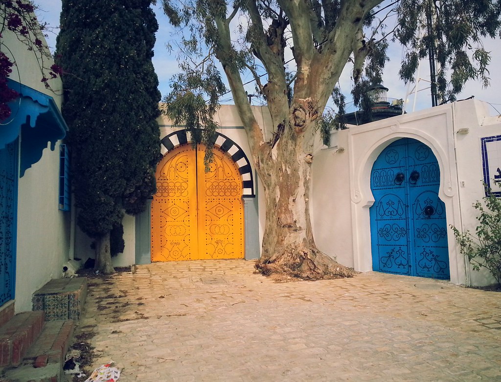 La porte jaune de Sidi Bou Saïd