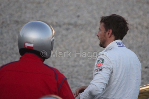 Jenson Button after stopping on track at Formula One Winter Testing 2015