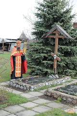 105. Панихида на старинном монастырском кладбище Всехсвятского скита