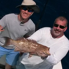 To bad grouper season is closed... Nice Yellow Mouth Scamp.