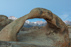Mobius Arch and Eastern Sierras