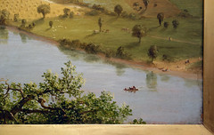 Cole, The Oxbow, detail with ferry