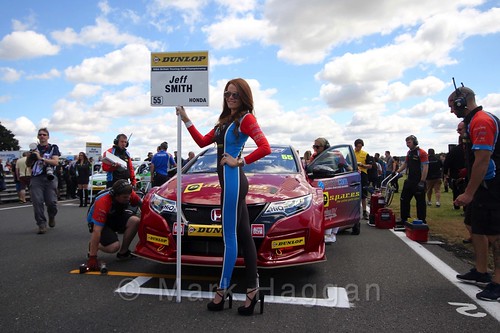 Jeff Smith's car during the Grid Walks at the BTCC 2016 Weekend at Snetterton