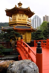 Pagoda in Nan Lian Garden in Hong Kong S.A.R., China