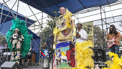 Wild Magnolias Featuring Monk Boudreaux and Bo Dollis Jr., Congo Square New World Rhythms Fest, New Orleans, March 21, 2015