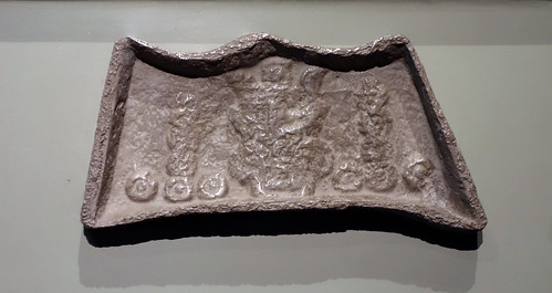 Reproducción del glifo de fecha Coatlicue desde la parte inferior, c. 1500, Mexica (Azteca)