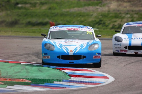 Stuart Middleton in the Ginetta Juniors during the BTCC Thruxton Weekend: 8th May 2016