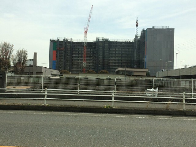 建設中のオハナ鶴間です。北側からの写真。