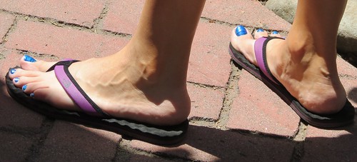 great candid feet