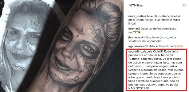 Tatuador diz que mulher de Louro José não entendeu homenagem: "Indelicada"