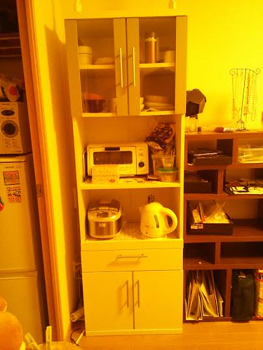 食器棚です。ニトリで購入しました。