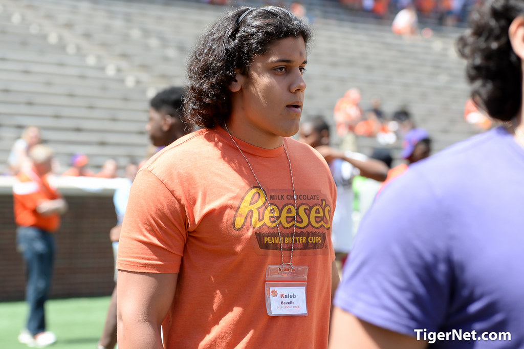 Clemson Football Photo of Recruiting and Kaleb Bevelle