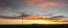 Sunset at ALMA basecamp