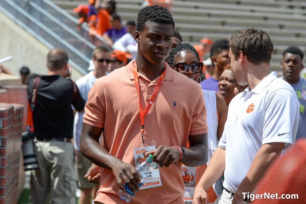Clemson Football Photo of OrTre Smith and Recruiting