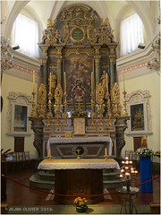 Chœur de l'église Santo Stefano à Novalaise