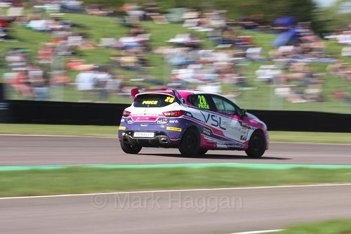 Josh Price in the Clio Cup during the BTCC Weekend at Thruxton, May 2016