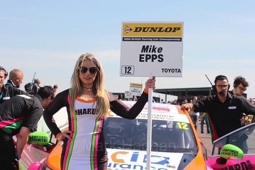 Mike Epps during the BTCC Weekend at Thruxton, May 2016