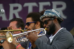 The New Orleans Jazz Orchestra at French Quarter Fest 2015 Day 3, April 11