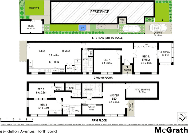6 Midelton Avenue, North Bondi NSW 2026 floorplan