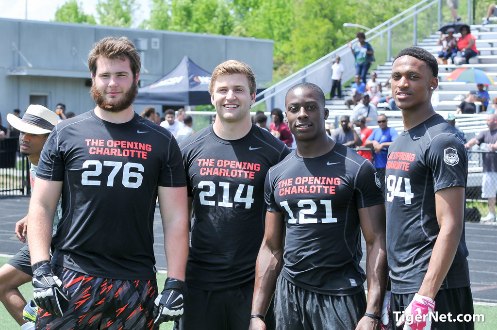 Clemson Football Photo of Cornell Powell and Diondre Overton and JC Chalk and Sean Pollard and Recruiting