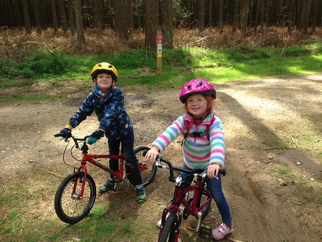 Family ride at Thetford Forest