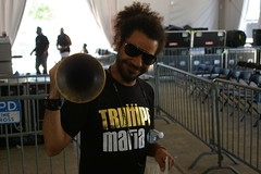 Ashlin Parker with Trumpet Mafia at Jazz Fest 2015, Day 4, April 30