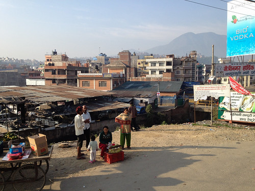 Street vendors in Kathmandu